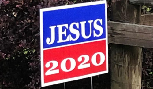 Jézus, a harmadik elnökjelölt Amerikában