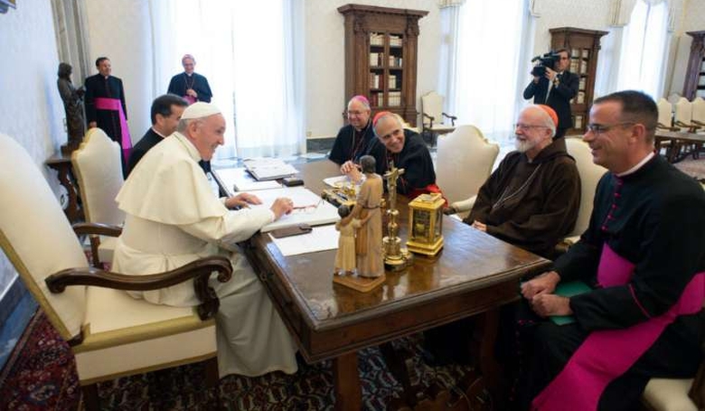Gyümölcsöző volt a pápa és az amerikai püspökök vezetőjének találkozója