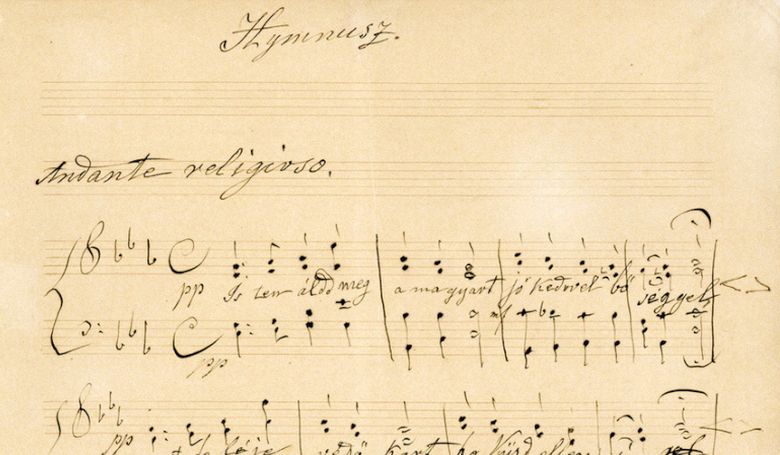 A Himnusz születésének 175. évfordulójára emlékeznek a Nemzeti Múzeumban