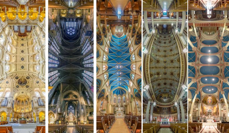 Gyönyörű panorámaképek a világ templomaiból