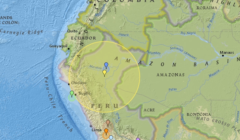 Akkora földrengés volt Peruban, hogy még Brazíliában is érezték