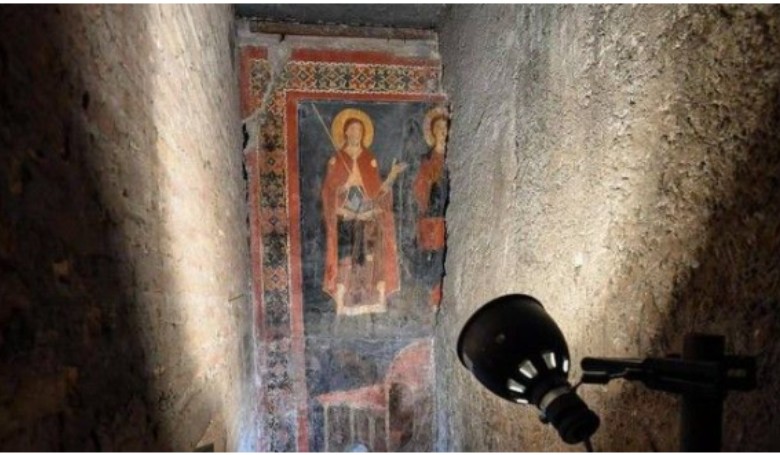 Majdnem ezeréves freskót találtak Rómában