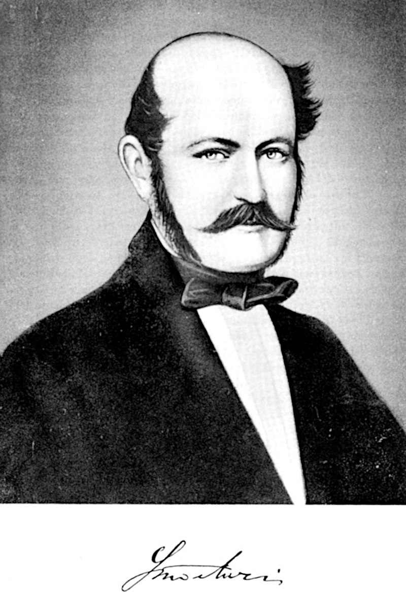Semmelweis Ignác 1857-ben, 39 évesen