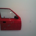 Kocsiajtó a galériában