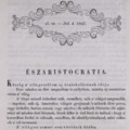 1847. július 4. A 22 éves Jókai főszerkesztő lett és bejelentette: eljött az "Észarisztokrácia" ideje