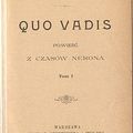 Henryk Sienkiewicz: Quo vadis