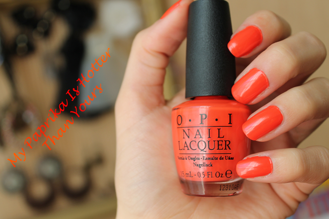 OPI - My Paprika Is Hotter Than Yours