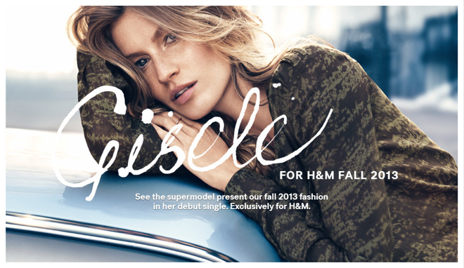 H&M hírek -  Giselle Bündchen és a Home
