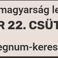 IMA-ALKALMAK A REGNUM KERESZTNÉL Budapesten