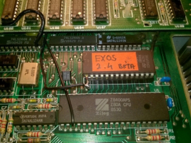 rövid Enterprise 128 hack EXOS ROM - short Enterprise 128 hack EXOS ROM update