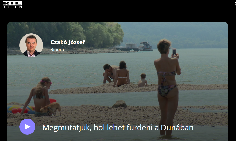 Megmutatjuk, hol lehet fürdeni a Dunában