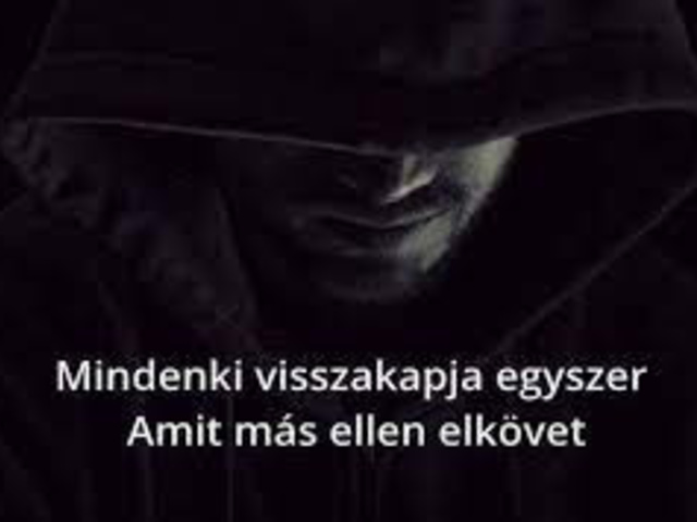 A fájdalom, amit valaki okozott neked, mindig az adott személyhez tér vissza