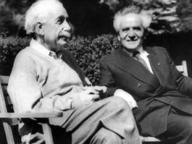 David Ben Gurion beszélgetése Albert Einsteinnel