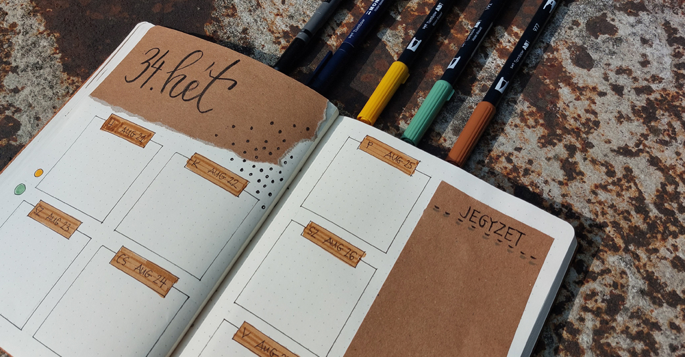 Bullet Journal tippek kezdőknek - Mi az a kreatív napló és hogyan kezdj hozzá?