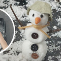 Build a Snowman with Us - Homemade Snow with Just Two Ingredients