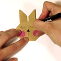 Tízperces trükkök - Origami nyuszik a húsvéti dekorációhoz