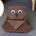Készítsünk origami macit egyszerűen!