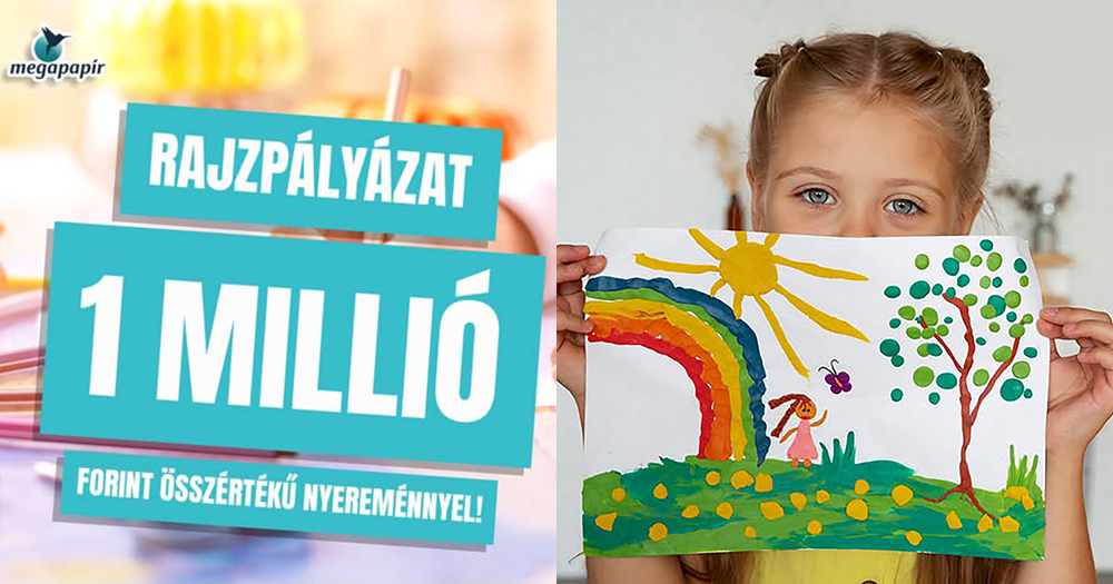 „A jó rajzeszköz mindenhol jól jön” - Elindult a tizedik, 1 millió forint összdíjazású MegaPapír Rajzpályázat