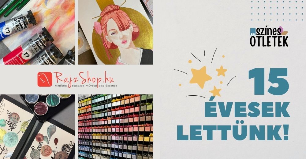 Rajzshop.hu – Jubileumról és a minőségi eszközökkel történő alkotás öröméről