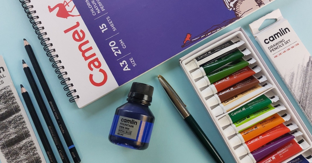 Töltőtolltól a tubusos akvarellig – Camel és Camlin eszközök a szabad alkotáshoz