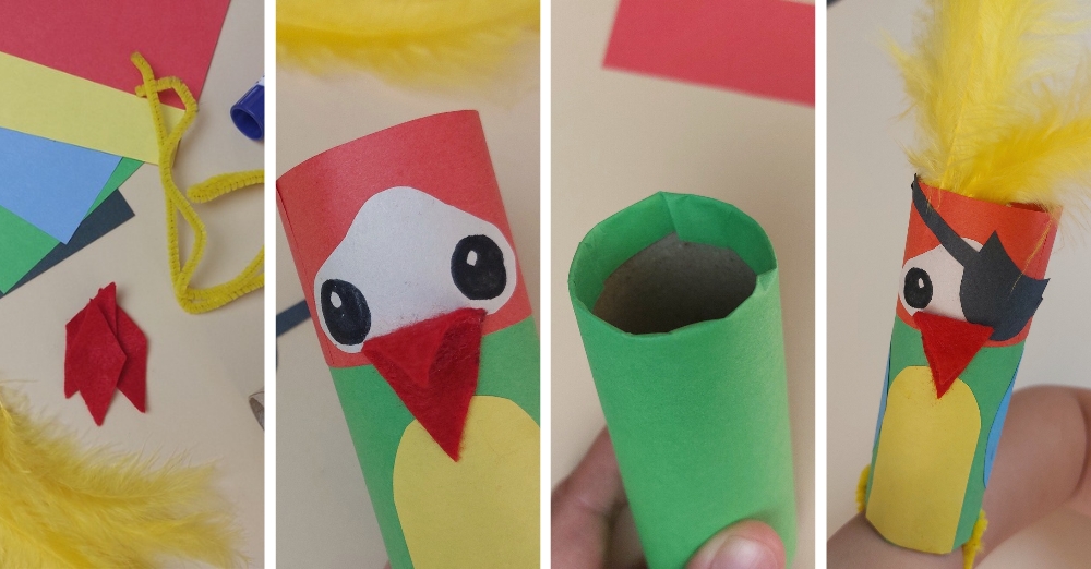 ARRRR, papírgurigából papagájokat a fedélzetre!