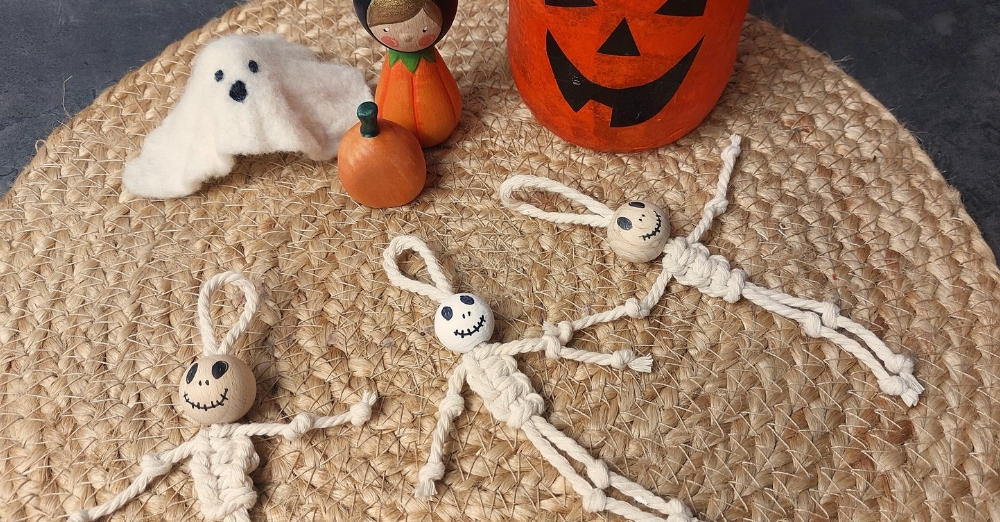 Rém cuki dekor: makramé csontváz percek alatt