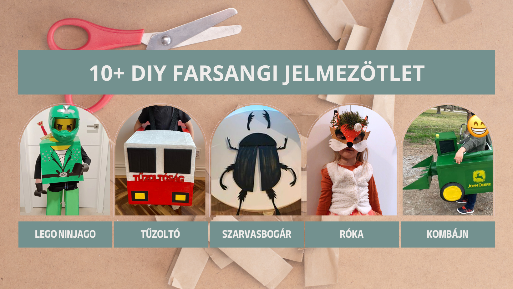 DIY jelmeztár a farsangi szezonra