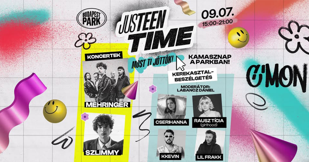 A mentális egészségtől a textilmentésig – Harmadszor is JusTeenTime a Budapest Parkban