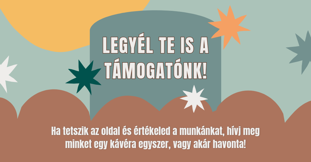 Segíts te is a Színes Ötletek fenntartásában, legyél a támogatónk!