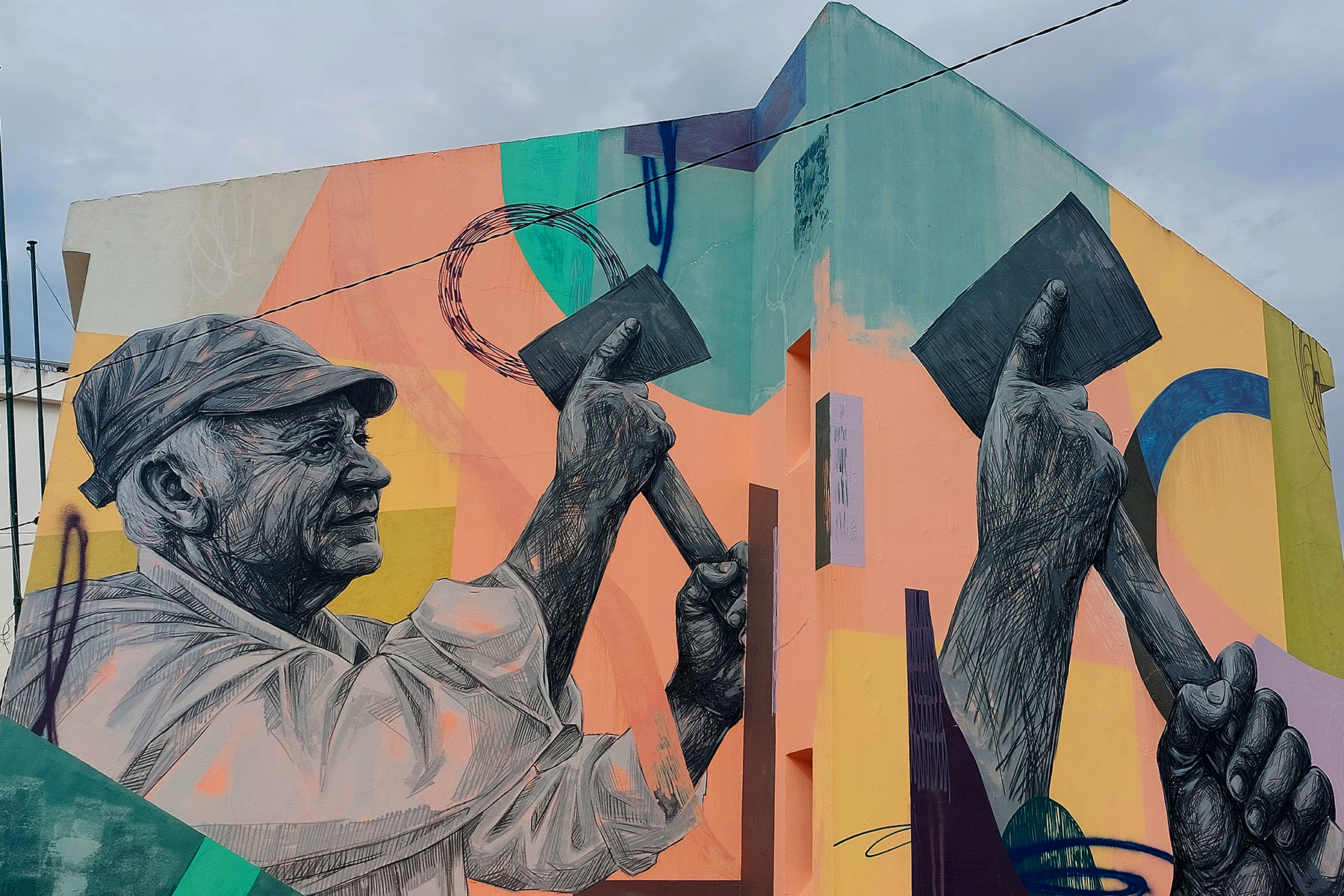 Lisszaboni street art kaleidoszkóp