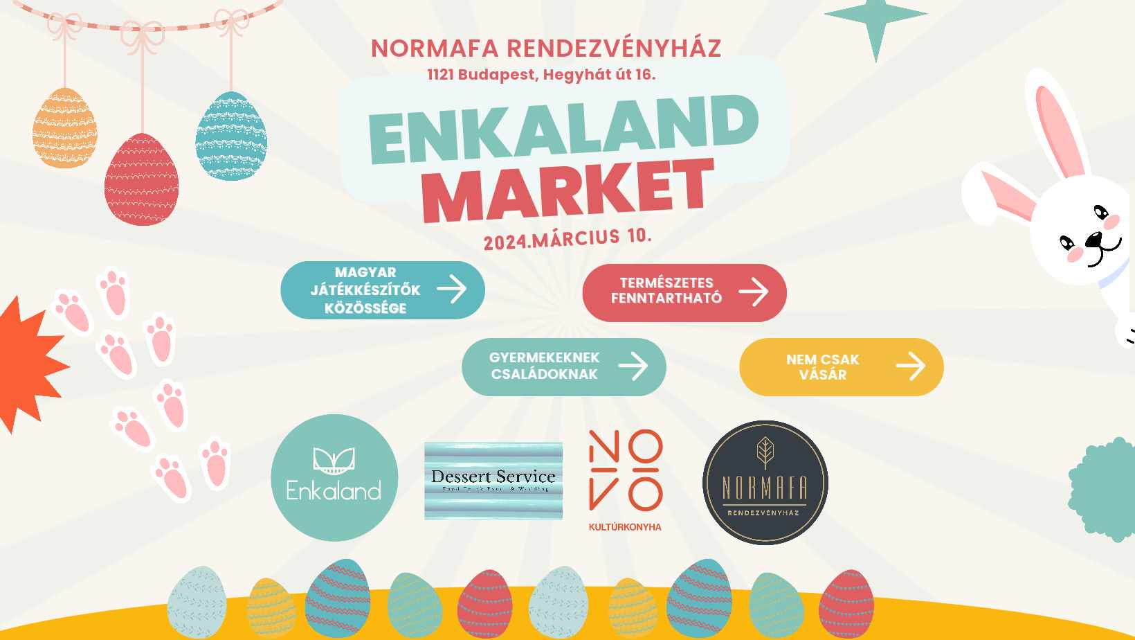 Enkaland Market Húsvéti Vásár március 10-én a Normafa Rendezvényházban