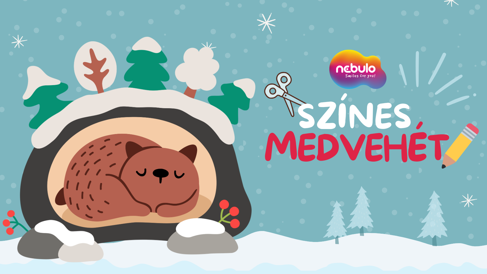 Számoljuk együtt a téli napokat – Jön a Színes Medvehét Nebulo nyereményekkel!