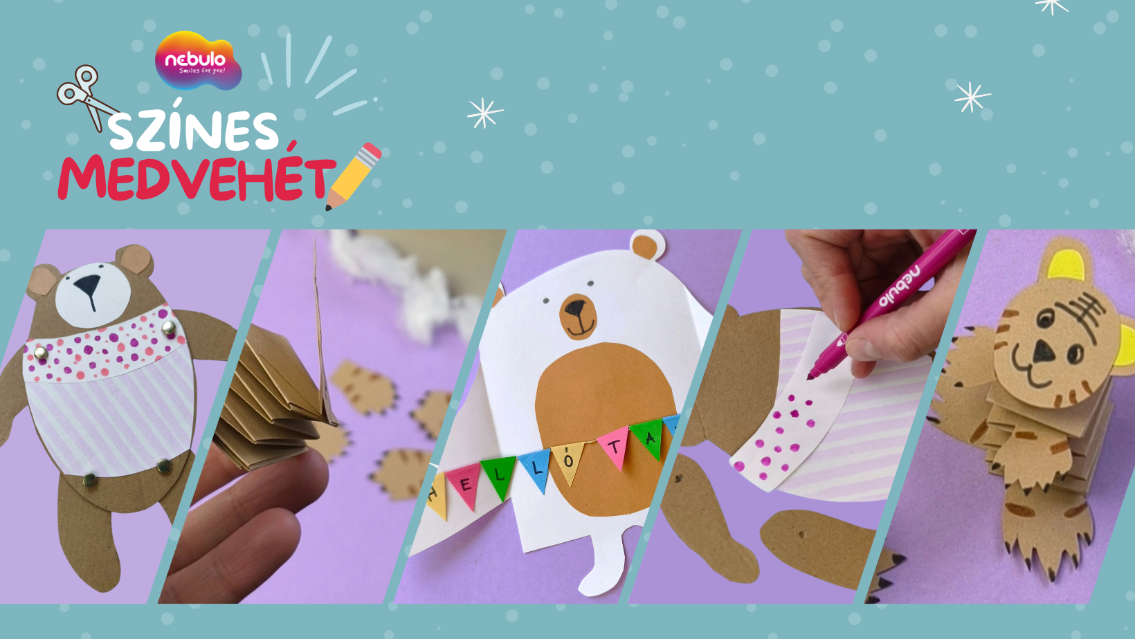 Kézműveskedés a Színes Medvehéten