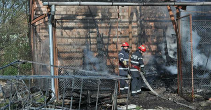 Leégett a marosvásárhelyi színház egyik díszletraktára