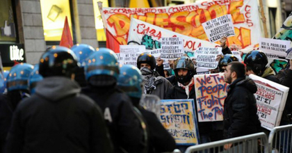 Tüntetők és rendőrök összecsapása kísérte a Scala évadnyitóját