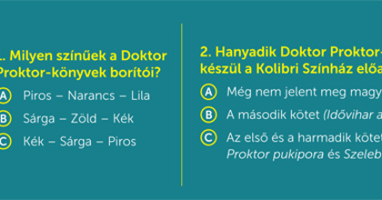 Doktor Proktor és a holdkaméleonok a Kolibri Színházban