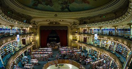 100 éves színházat alakítottak könyvesbolttá Buenos Aires-ben