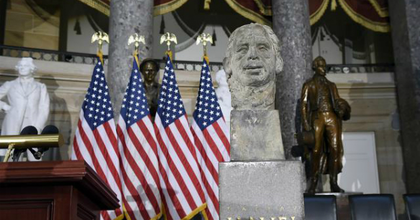 Václav Havel mellszobrát avatták fel az amerikai Kongresszusban