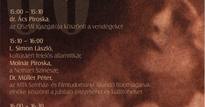 Jubileumi kiállítást nyit Molnár Piroska a Színészmúzeumban