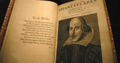 Shakespeare drámáinak első négy kiadását árverezik el Londonban