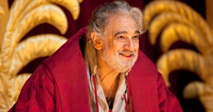 Plácido Domingo Simon Boccanegra szerepében az Erkel színpadán