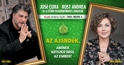 José Cura és Rost Andrea közös koncertet ad Győrben