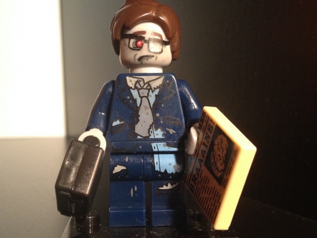 Lego zombi yuppie