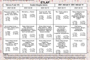 Étlap, 02.08-02.12.