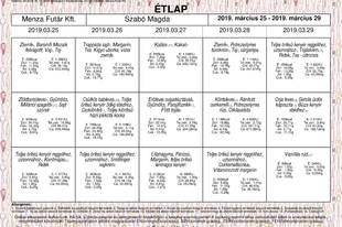 Étlap, 03.25-03.29