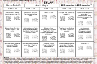 Étlap, 12.13-12.07.