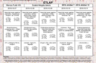 Étlap, 10.07.-10.11.