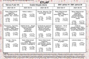 Étlap 06.14, 15. ...