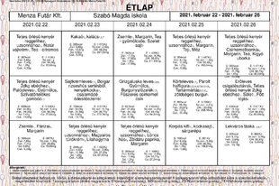 Étlap, 02.22.-02.26.