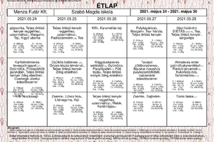 Étlap 05.24-05.28.